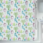 Spirella Princess sprchový záves motív princeznej / polyester / 180 x 200 cm