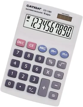 Catiga 1185 / Kalkulačka stolná / 10miestny displej / solárna + batéria