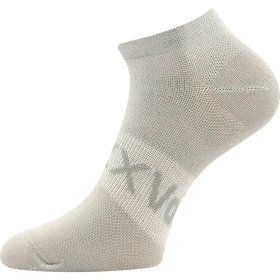 VOXX Ponožky dámské krátké slabé REX 20 s bavlnou ŠEDÉ (3 páry) 35-38 125610