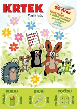 Rappa Omaľovánka so samolepkami Krtko