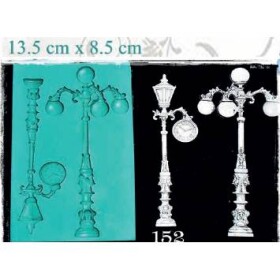 Silikónová forma pouličná lampa stará - Galias Moulds - Galias Moulds