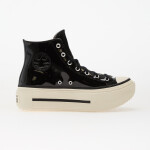 Tenisky Converse Chuck Taylor All Star Lift Double Stack Platform Patent Leather Hi Black/ Egret/ Black EUR 39