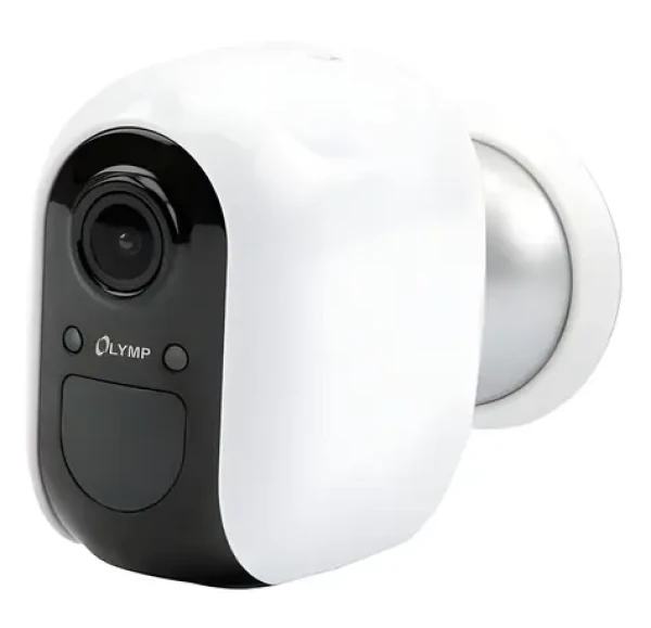 Olympia OC 1000 biela / Vonkajšia IP kamera / FullHD / IP54 / IR / Wi-Fi / microSD (6022)