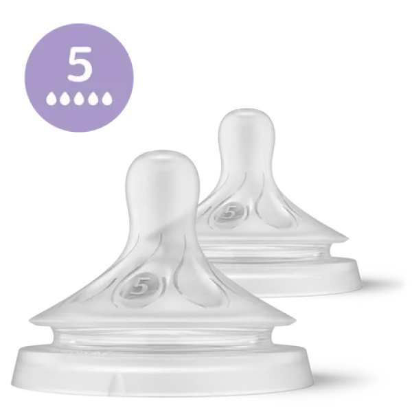 Philips AVENT SCY965/02 / Cumlík Natural Response / prietok 5 / 6m + / 2 ks (SCY965/02)
