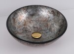 OLSEN SPA - Sklenené umývadlo na dosku UTRECHT 42×13 cm OLKLTG319