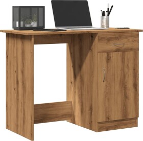 VidaXL Biurko, dub artisan, 100x50x76 cm, materiał drevopochodny