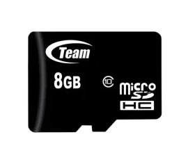 Team microSDHC karta 8 GB čierna / Pamäťová karta / microSDHC / 8 GB (TUSDH8GCL1003)