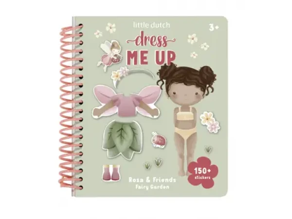 Little Dutch Kniha obliekajúca sa samolepkami Fairy Garden