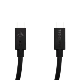 I-TEC Thunderbolt 3 Class Cable čierna / Dátový kábel / 150 cm / 40 Gbps / 100W Power Delivery / USB-C (TB3CBL150CM)