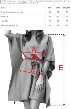 SOFIA béžové dámské šaty se zavazováním v pase L/XL model 20273092 - numoco