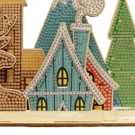 2Kids Toys Diamantové maľovanie so stojanom Sobia dedina