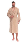 L&L 2450 Pánsky froté župan 4XL Antracit 4XL-188/136/128