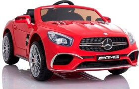 Lean Toys elektrické autíčko Mercedes SL65 2x45W motor LCD panel červená