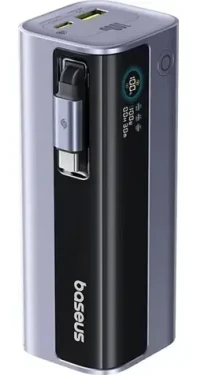 Baseus EnerGeek GR11 sivá / Powerbanka / 10000 mAh / 100W (E0027A01)