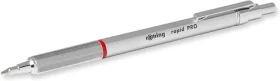 Rotring rapid PRO Chróm / guličkové pero / farba náplne: modrá (1904291)