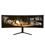 49" Arozzi Nova čierna / Monitor / VA / Curved 1500R / 5120x1440 / 32:9 / 165Hz / 1ms / DP+HDMI+USB-C (AZ-NO-49TUW165-BK)