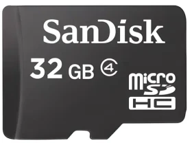 SanDisk microSDHC 32 GB / Pamäťová karta / Class 4 / bez adaptéra (SDSDQM-032G-B35)