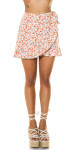 Sexy Highwaist Skorts with flower print navy S/M