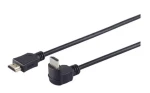 MicroConnect Prepojovací kábel HDMI 1.4 (M) - HDMI 1.4 (M) 270 ° uhol 1m čierna (HDM19191V1.4A)