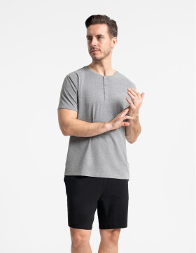 Pyžamo Moraj PDM3700-006 w/r M-4XL šedá melanž XL