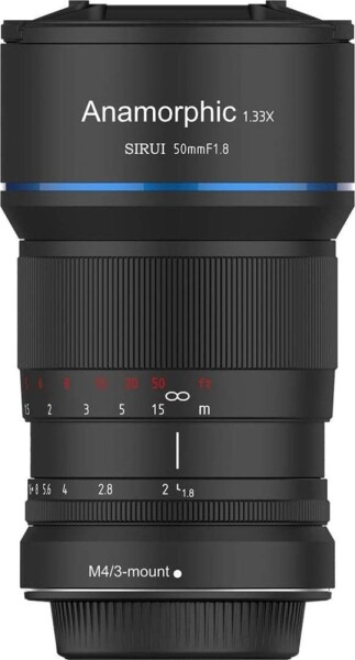 Sirui Sirui Anamorphic Lens 1,33x 50mm f/1.8 RF-Mount