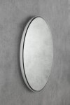 SAPHO - FLOAT LED podsvietené zrkadlo, ø 74cm, biela 22574