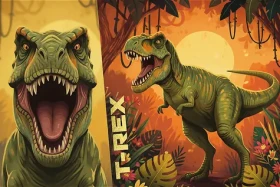 Trefl Puzzle Dino WORLD: T-Rex