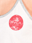 RVCA MOTORS CHEST LIGHT HONEY dámske bavlnené tielko - S