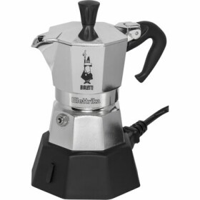 Bialetti MOKA Elettrika elektrická moka kanvička na 2 šálky 90 ml strieborná (0007290/NP)