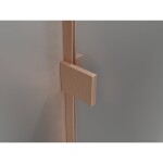 MEXEN/S - Lunar sprchové dvere krídlové pravá 115, transparent, meď kartáčovaná 834-115-000-65-00-P