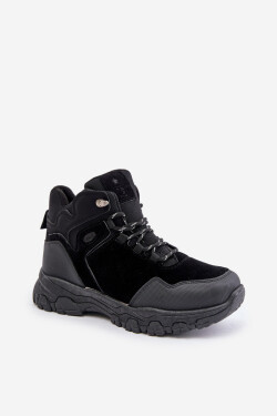 Zateplené pánske trekingové topánky Lace-up Black Zerista 44