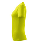 Základné tričko dámske limetkové 2XL