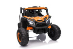 Mamido Mamido Elektrické autíčko Buggy Madman biele | UTV-MX 4x4 | EVA kolesá | 12V 10Ah | EKO koža
