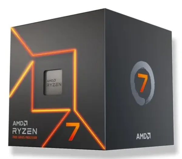 AMD RYZEN 7 7700 @ 3.8 GHz / Turbo 5.3 GHz / 8C16T / L2 8MB L3 32MB / AM5 / 65W / Wraith (100-100000592SBX)