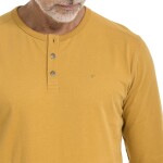 Bushman Pánske henley tričko Willber II, žlté XXXXL