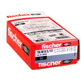 Fischer TA M6 S/10 kotva pre veľké záťaže 59 mm 10 mm 90249 50 ks; 90249