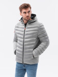 Pánska bunda Ombre Jacket C368-1 Grey