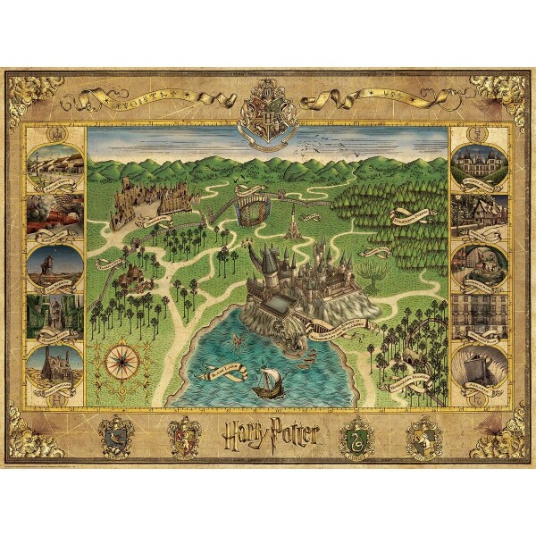 Ravensburger Mapa Hogwartu