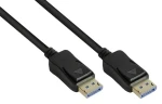 Good Connections DP2.0 čierna / DisplayPort kábel / 1 m / 8K 60Hz / 4K 240Hz / 54 Gbit / s (DP20-010)