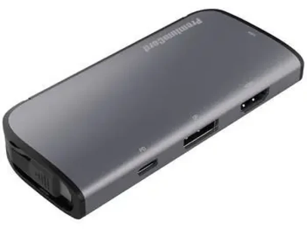 PremiumCord MST adaptér USB-C na HDMI + VGA + DP + PD / Adaptér / HDMI 1.4 / DisplayPort 1.2 / PD 3.0 (8592220019525)