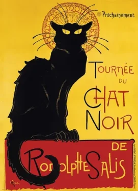 EUROGRAPHICS Puzzle Kabaret Le Chat noir - plagát