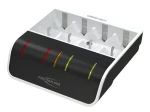 Ansmann Comfort Multi biela/čierna / Nabíjačka / USB / 4 batérie / LED displej (1001-0093)