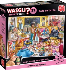 JUMBO Puzzle WASGIJ Destiny 27: Kaviareň Latte!