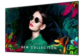 98" Samsung QM98C čierna / Komerčný displej / 4K UHD / VA / 500 cd/m2 / 24/7 / Wi-Fi / RS232 (LH98QMCEBGCXEN)