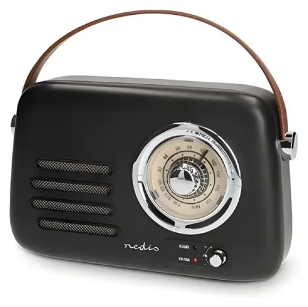 Nedis RDFM2600BK čierna / FM rádio / Prenosné / Bluetooth / 10 W / Napájanie z aku a USB (RDFM2600BK)