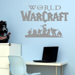 Veselá Stena Samolepka World of Warcraft Farba: oranžová, Veľkosť: 100 x 66 cm