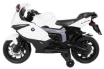 Mamido Detská elektrická motorka BMW K1300S biela