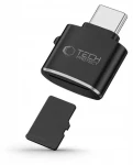 Tech-Protect UltraBoost čierna / Čítačka kariet / USB-C / microSD