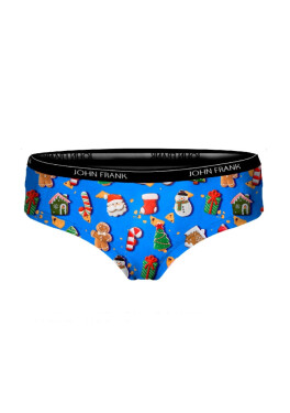 Dámske nohavičky John frank WJFD-H53-CH-CANDY CANE XL Modrá