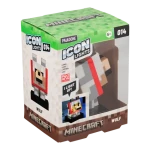 Paladone Icon Light Vlk Minecraft / Stolová lampa / 11 cm / 2x AAA batéria (PP16019MCFIDEPM)